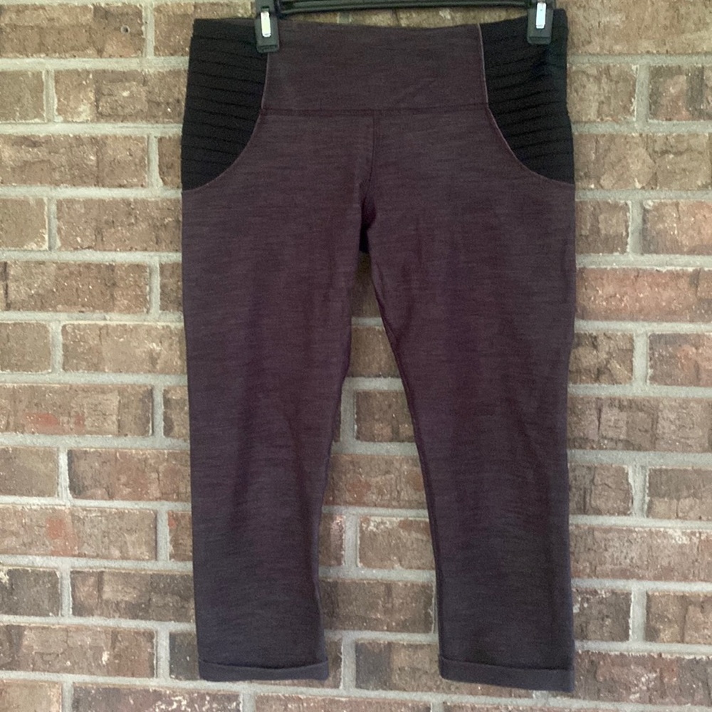 lululemon athletica Gray and Black Leggings